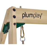 Plum Lookout Tower Playcentre with Swings | Wooden Adventure Climbing Frame for Kids