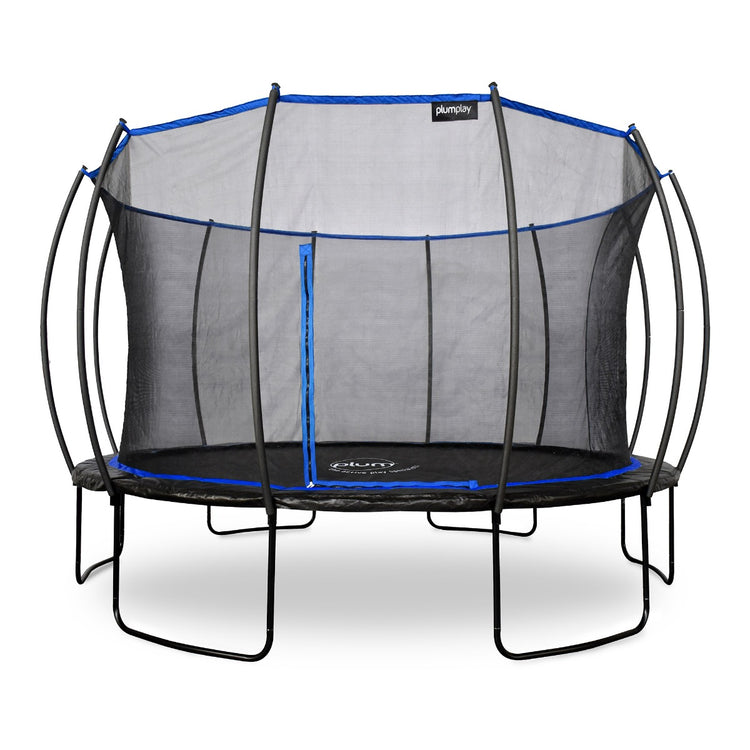 Plum 14ft Deluxe Springsafe® Trampoline with Enclosure – Durable, Safe Outdoor Play