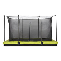 Plum 12ft x 8ft In-Ground Rectangular Trampoline & Enclosure | Safe & Space-Saving Design for Kids Outdoor Play