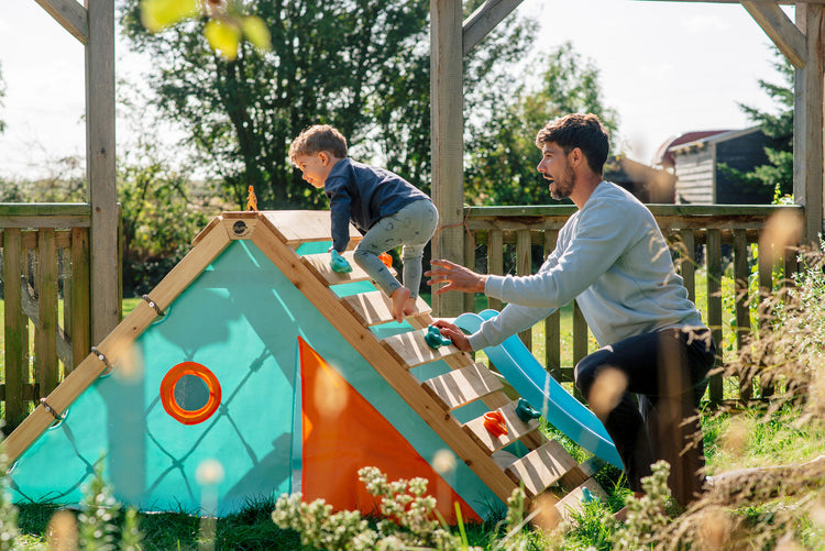 Plum My First Wooden Playcentre | Toddler-Friendly Outdoor Climbing Frame