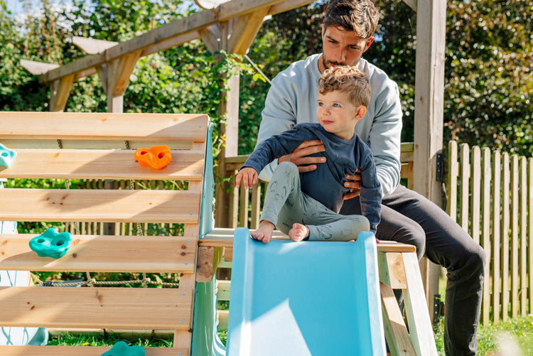 Plum My First Wooden Playcentre | Toddler-Friendly Outdoor Climbing Frame