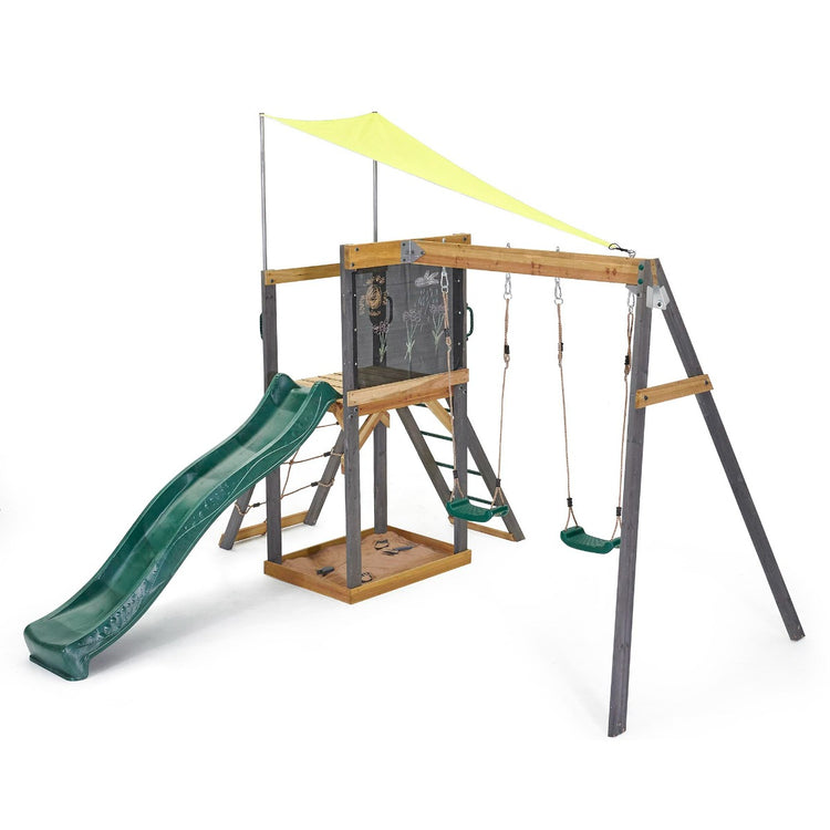 Tamarin Natural Wood Swing Set