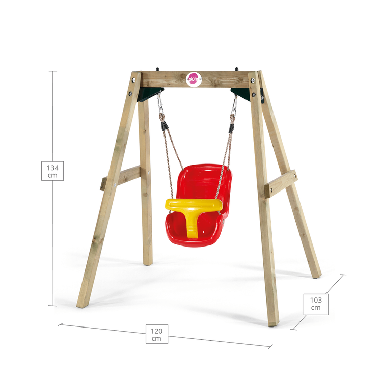 Wooden Baby Swing Set