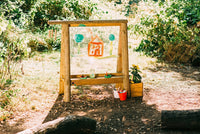 Plum Discovery Create & Paint Easel | Outdoor Art Easel for Kids