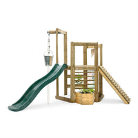 Plum Woodland Treehouse | Wooden Jungle Gym for Kids with Accessories