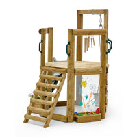 Plum Woodland Treehouse | Wooden Jungle Gym for Kids with Accessories