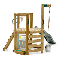 Plum Woodland Treehouse | Wooden Jungle Gym for Kids with Accessories