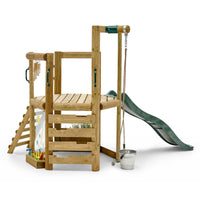 Plum Woodland Treehouse | Wooden Jungle Gym for Kids with Accessories