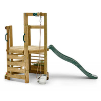 Plum Woodland Treehouse | Wooden Jungle Gym for Kids with Accessories