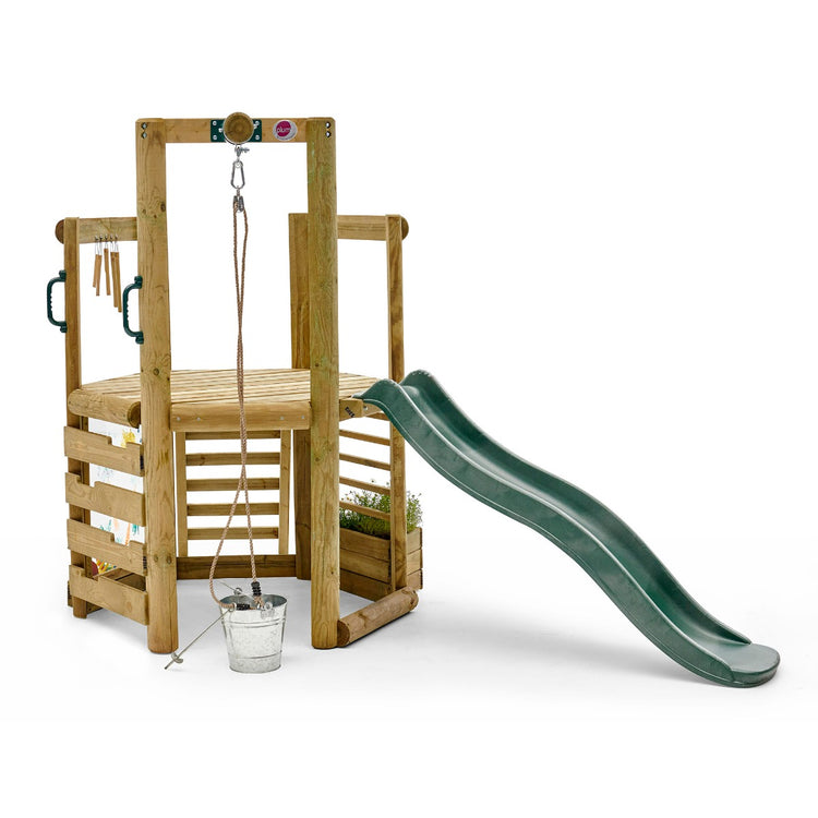 Plum Woodland Treehouse | Wooden Jungle Gym for Kids with Accessories