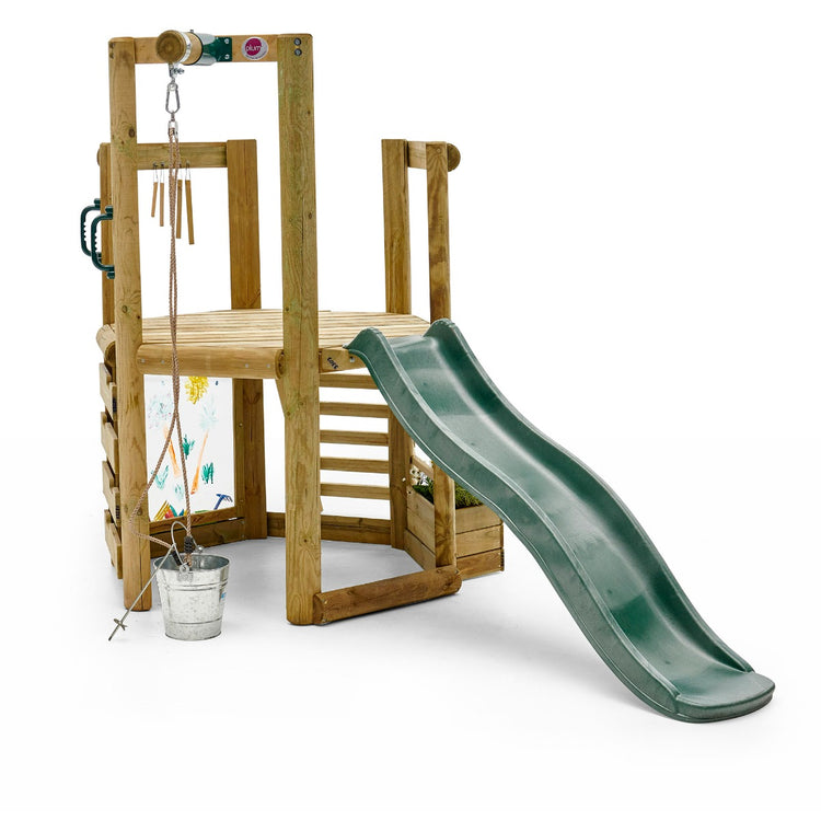 Plum Woodland Treehouse | Wooden Jungle Gym for Kids with Accessories