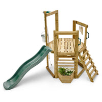 Plum Woodland Treehouse | Wooden Jungle Gym for Kids with Accessories