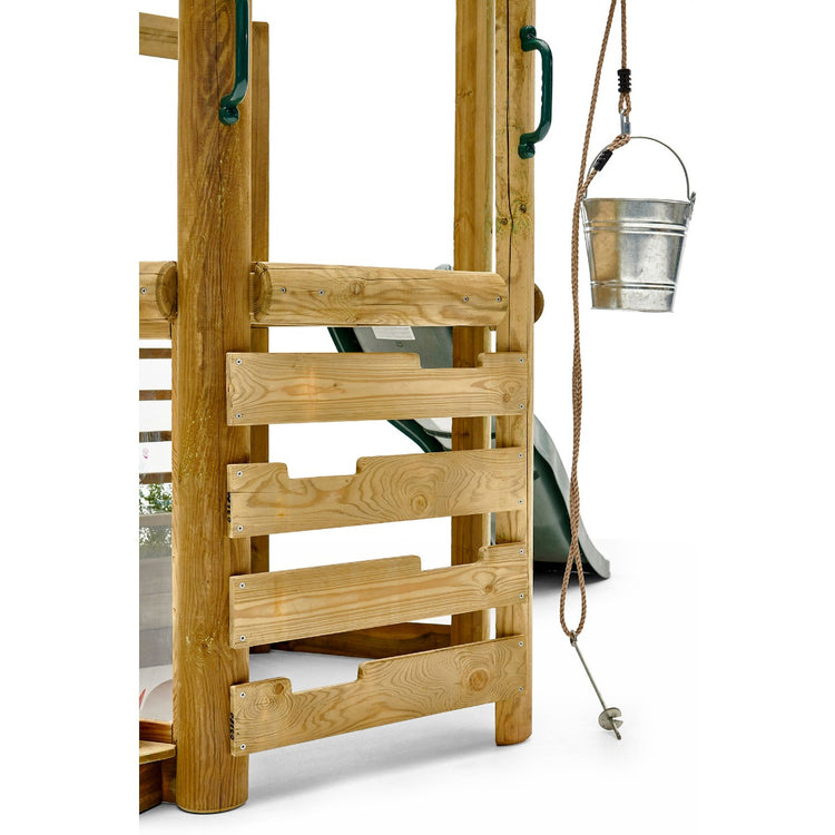 Plum Woodland Treehouse | Wooden Jungle Gym for Kids with Accessories