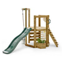 Plum Woodland Treehouse | Wooden Jungle Gym for Kids with Accessories