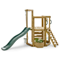 Plum Woodland Treehouse | Wooden Jungle Gym for Kids with Accessories