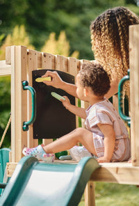 Plum Junior Activity Centre | Wooden Climbing Frame for Toddlers & Kids Outdoor Play