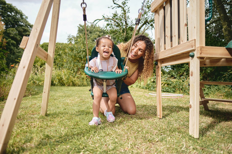 Plum Junior Activity Centre | Wooden Climbing Frame for Toddlers & Kids Outdoor Play