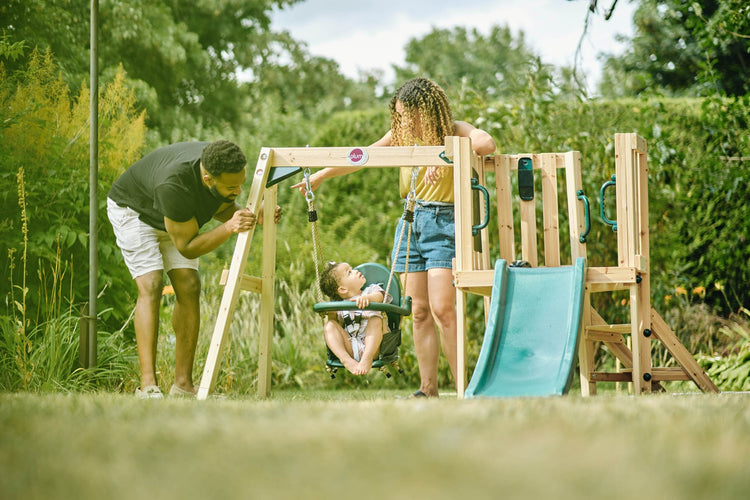 Plum Junior Activity Centre | Wooden Climbing Frame for Toddlers & Kids Outdoor Play