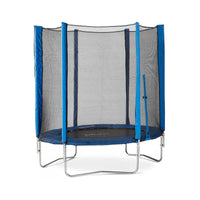 Plum 4-6ft Junior Trampolines With Enclosure Net - Blue/Pink | Compact for Safe Outdoor Play