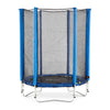 Plum 4-6ft Junior Trampolines With Enclosure Net - Blue/Pink | Compact for Safe Outdoor Play