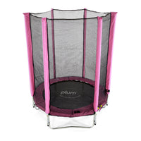 Plum 4ft Junior Springsafe Trampoline & Enclosure - Pink | Secure Outdoor Trampoline for Toddlers & Kids