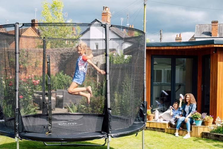 Space Zone II Evolution Trampoline (Telescopic Pack Down Enclosure)