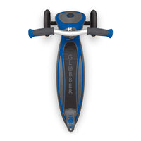 Globber MASTER Scooter with Lights - Navy | Adjustable Handlebars & Foldable Design | LED Wheels for Fun Rides