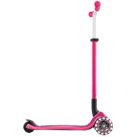 Globber MASTER Foldable 3 wheel Scooter with light up wheels | PINK