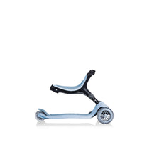 Globber ECOLOGIC GO UP Foldable Plus Convertible Scooter - Blueberry | 3-in-1 Scooter for Kids