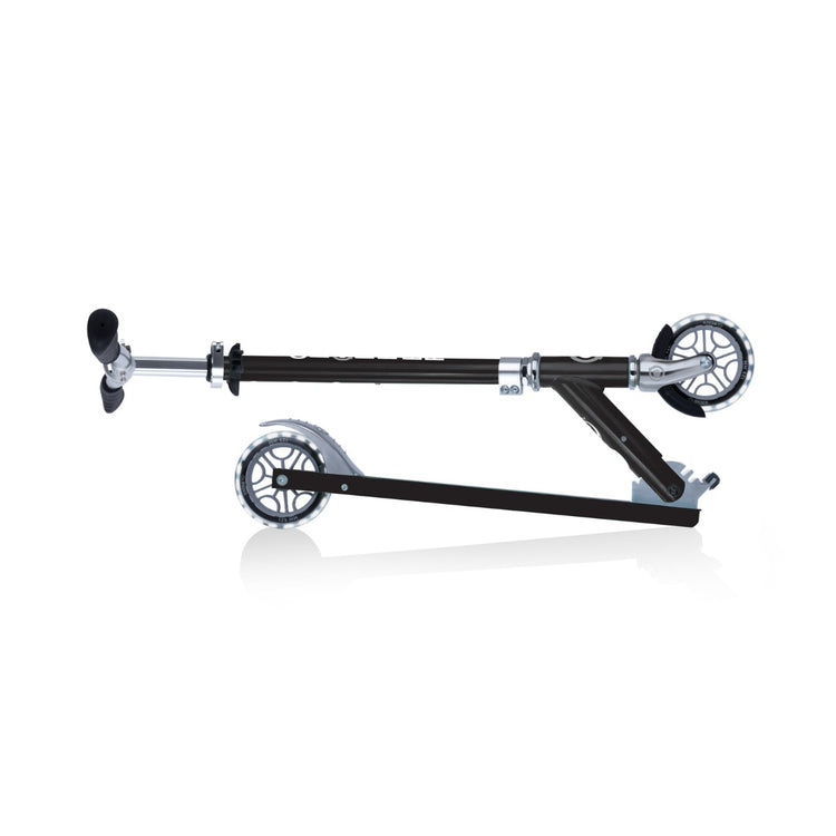 Globber Flow Element Scooter - Black | Sturdy Design with Adjustable Handlebars for Smooth Rides