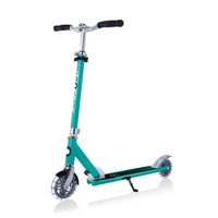 Globber Flow Element Scooter - Jade | Sturdy Design with Adjustable Handlebars for Smooth Rides