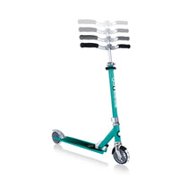 Globber Flow Element Scooter - Jade | Sturdy Design with Adjustable Handlebars for Smooth Rides