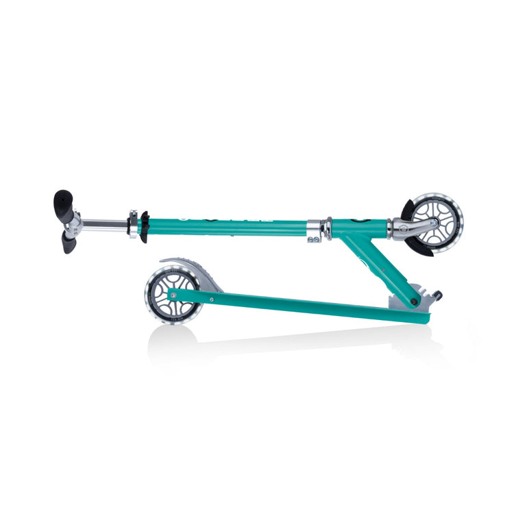 Globber Flow Element Scooter - Jade | Sturdy Design with Adjustable Handlebars for Smooth Rides