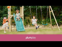 Plum Lookout Tower Playcentre with Monkey Bars | Wooden Adventure Playset for Kids