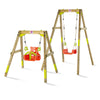 Plum 3-in-1 Wooden Growing Swing Set | Adjustable Outdoor Playset for Kids