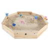 Plum Giant Octagonal Wooden Sandpit | Large Outdoor Sandbox for Kids