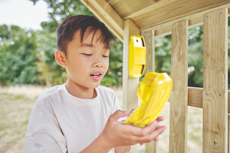 Plum Lookout Tower Playcentre with Monkey Bars | Wooden Adventure Playset for Kids