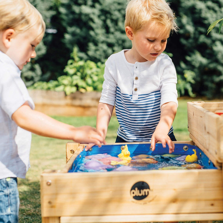 Plum Sandy Bay Wooden Sand & Water Tables | Versatile Outdoor Playset for Kids