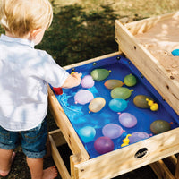 Plum Sandy Bay Wooden Sand & Water Tables | Versatile Outdoor Playset for Kids