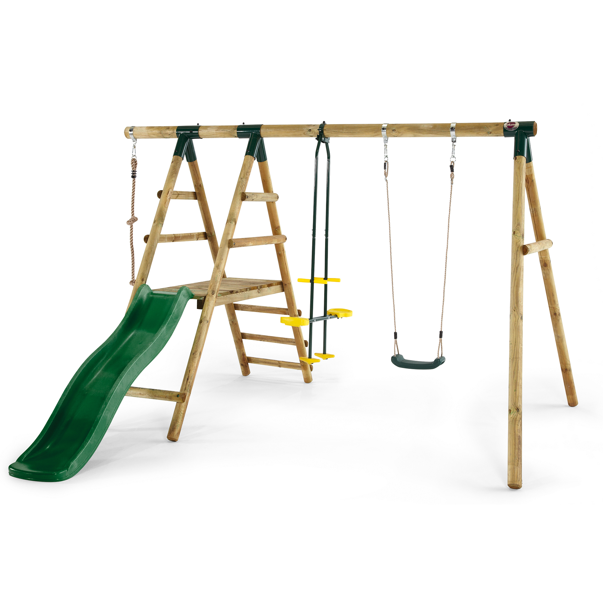 Buy Meerkat Wooden Swing Set | Plum 
